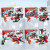 Compatible with Lego City Fire Rescue Team 8-in-1 Fire Ladder Sprinkler Truck Assembled Building Blocks Children's Toys