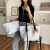 Solid Color Women's Canvas Handbag Puppy Ornaments AntiSpillage Nylon Simple Shoulder BagHand Bag Different Size Bags