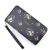 2020 New Ladies Wallet Women's Doubles Zipper Handbag Long Printed Mass Double Wallet Mobile Phone Bag