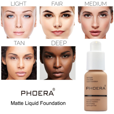 Phoera Matte Oil-Control Concealer Foundation Cream