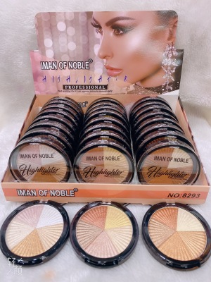 Iman of Noble Product Name Cross-Border Hot 5-Color High-Gloss Eye Shadow Three-Color Mixed Lasting