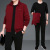 Suit Men's Autumn and Winter Casual Large Size Daddy Clothes ThreePiece Middleaged Father Sportswear Men's Outerwear