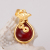 Micro-Inlaid Copper Plated Real Gold Money Lucky Bag Pendant Hanging Ornament New Simple Gold Coin Gem Lucky Bag Factory Direct Sales