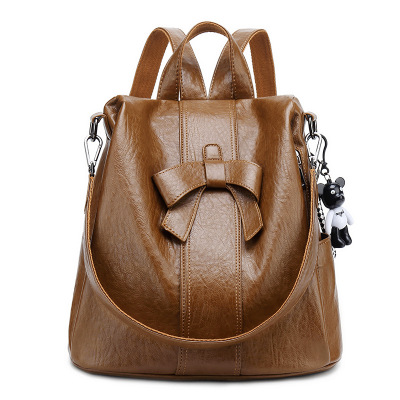 Allmatch AntiTheft Backpack Female 2020 Spring and Summer New Korean Fashion MultiPurpose Cute Bow Backpack Travel Bag