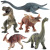 Jurassic Dinosaur Series Plesiosaurus Tyrannosaurus Plastic Static Dinosaur Toy Model a Variety of Options