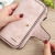 Kelly Belly Women's Korean-Style Scrub PU Leather Multi-Function Large-Capacity Long Wallet Wallet Clutch Bag