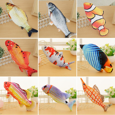 Amazon Douyin Net Red Electric Fish Cat Toy Beating Simulated Fish Plush Toy Pet Toy