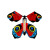 2019 New Plastic Frame Flying Butterfly Magic Butterfly Xinqite Magic Props Toy Factory Direct Sales