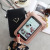 Women's Heart-Shaped Decorative Transparent Touch Screen Simple Retro Phone Bag 2020 New Style Student Buckle Pouch
