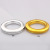 Factory Direct Sales Curtain Accessories Perforated Curtain Ring Roman Art Circle Plastic Nano Cloth Cover Curtain Ring