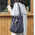 Allmatch LargeCapacity Shopping Bag Casual Artistic Canvas Handbag Simple Retro Corduroy SingleShoulder Bag for Women