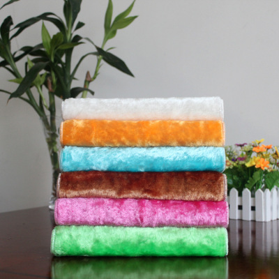 30*25 New Korean Mercerized Cotton Magic Dish Towel Oil-Free Household Dish Cloth Scouring Cloth Rag