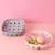 JKC-5688 Light Luxury Woven Fruit Basket Hollow Fruit Basin Drain Basket Household Plastic Kitchen Vegetable Washing Basket