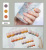 Net Red Daisy Artificial Nail Wear Nail Finished Nail Tip Nail Patch Removable Nail Patch Waterproof 24 Pieces