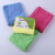 Household Pure Color Non-Depilatory Fiber Absorbent Rag Domestic Cleaning Tools Scouring Pad Blue in Stock Dish Towel