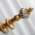 Factory Direct Sales Recommended Curtain Rod Head Spiral Head Exquisite Roman Rod Accessories Market Hot Selling Products
