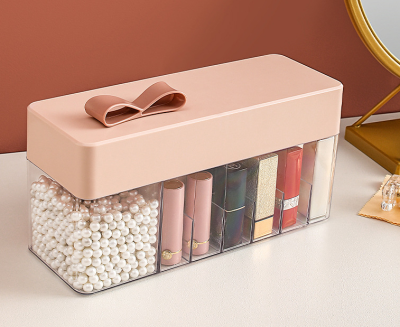 INS Lipstick Storage Box Girl Heart Multi-Grid Dustproof with Cover Pack Lipstick Storage Lipstick Box for Cosmetics