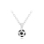 World Cup Football Series Stainless Steel Jewelry Cool Personality Necklace Creative Football Necklace