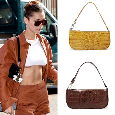 Handbag NonMainstream Design Shoulder Bag Ken Bean Same Underarm Package Packet Baguette Package Small Shoulder Bag