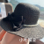 Black Big Bow Pearl Straw Hat Elegant Hat Sunbonnet Raffia Hat Female Cap