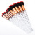 Hot Selling Pack of 10 Makeup Brush Pack of 10 Unicorn Makeup Brush White Spiral Horn Makeup Brush Factory Direct Sales