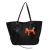 Solid Color Women's Canvas Handbag Puppy Ornaments AntiSpillage Nylon Simple Shoulder BagHand Bag Different Size Bags