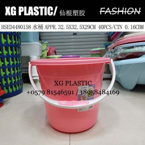 Bucket Plastic Bucket Candy Color Fashion Bucket Vegetable Washing Bucket Student Dormitory Dolly Tub Hot Selling Bucket with Lid