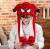 Dou Yin Hat Celebrity Inspired Rabbit Ear Hat Net Red Celebrity Inspired Rabbit Hat Air Bag Hat