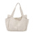 Style Allmatch Artistic Solid Color Canvas Bag Casual Mori Cloth Bag Handbag Simple Fashion Large Capacity Shoulder Bag