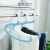 J44-934 Invisible Bathroom Towel Rack Hook Punch-Free Rotary Toilet Paper Roll Holder Kitchen Rack