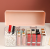 INS Lipstick Storage Box Girl Heart Multi-Grid Dustproof with Cover Pack Lipstick Storage Lipstick Box for Cosmetics