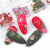 Cross-Border Exclusive Manicure Wood Pulp Butterfly Colorful Small Flowers Christmas Halloween Nail Ornament Set