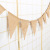 Linen Pennant 13 Pieces DIY Crafts Christmas Wedding Party Decorations Hanging Flag Can Be Customized