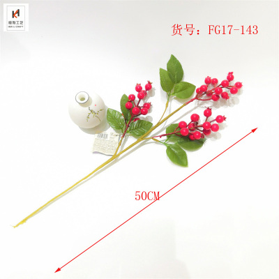 Simulation Holly Red Fruit Christmas Fruit Christmas Decoration Christmas Daily Necessities Christmas Tree Accessories