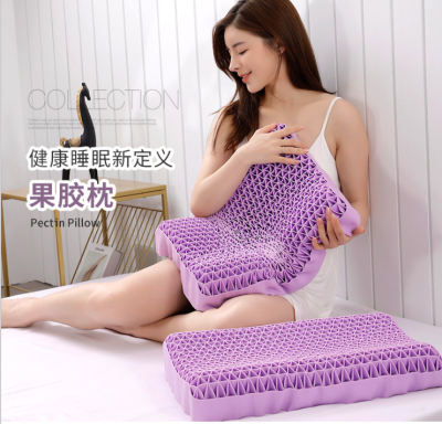 Non-Pressure Pillow TPE Pectin Adult Cervical Pillow Skin-Friendly Breathable Cool Washable Pillow