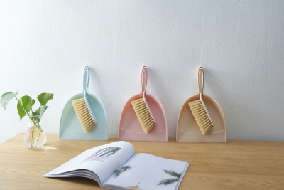 Z22-5537 Taobao Hot Sales Hot Sale Plastic Dustpan Brush Desktop Brush Children's Broom Japanese Plain Dustpan Suit