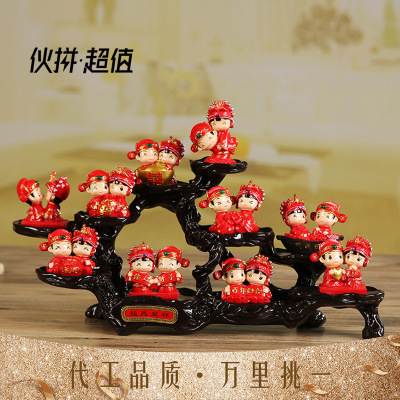 2020 New Creative Home Resin Craft Ornament Wedding Gift Wedding Gift 10 Couple One Product Dropshipping