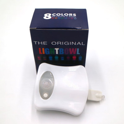 16Color New Toilet Induction Light Hanging Human Body Toilet Induction Toilet Cover Light Creative LED Night Light