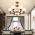 Style Jade Living Room Chandelier New Classical Tea House Bedroom DiningRoom Lamp Villa Zen Chinese Style Study Lamps