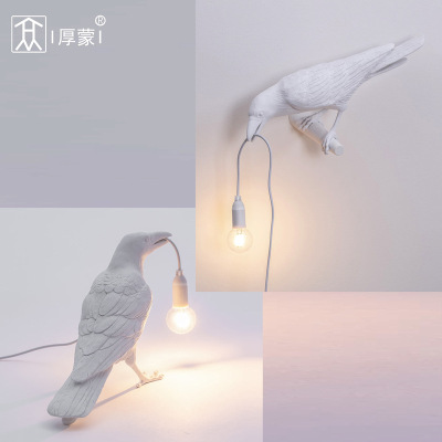 Bird Wall Lamp PostModern Creative Wall Lamp Bedroom Nordic Design Bird Lamp Simple European Designer Wall Lamp