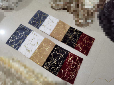 Gold carpet, gold floor mat, rabbit hair floor mat