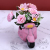 Cartoon Creative Personality Small Battery Car Cute Household Simulation Plant Flower Pot Gardening Decoration Ornaments