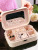 Jewelry Box With Mirror Portable Princess European Style Makeup Storage Large Capacity Hand Jewelry Earring Storage Box Household Princess Cosmetic Case