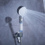 Punch-Free Fixed Base Shower Nozzle Holder Base Large Shower Bracket Shower Head Bathroom Shower Accessories