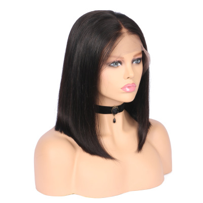 134 Front Lace Bob Wig Headgear Short Lace Front Wig Human Hair Wig