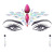 Festival Face Stickers Eyebrow Stickers Diamond Resin Diamond Acrylic Diamond Paste Makeup Ball Face Decorative Diamond