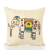 Amazon Hot Cartoon Elephant Flower Series Pillow Graphic Customization Sofa Cushion Factory Direct Sales without Core