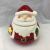 Christmas ceramic decoration santa and snowman salt pot  spoon Christmas gift