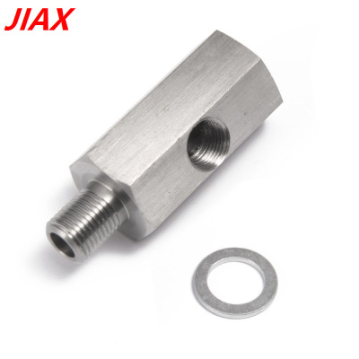 Car Accessories 18npt Oil Pressure Sensor ThreeWay to NPT Adapter Accessories Turbo Charging Pipeline