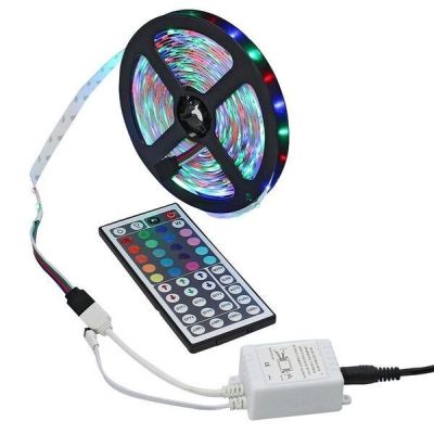 10 M 600 Light NonWaterproof RGB Color Changing Soft LED Light Belt plus 44 Key Infrared Controller Currently Available